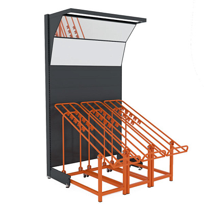 Raft Fructe si Legume cu Oglizi